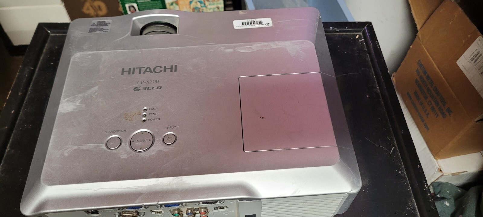 Hitachi CP-X200 Projector XGA Conference Room Projector No Cords Unable To Test