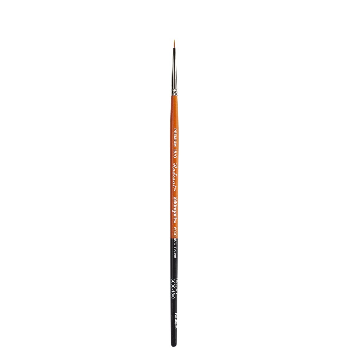 KINGART Radiant 6000 18 0 Round Brushes Set for Acrylic Oil Watercolor Paints