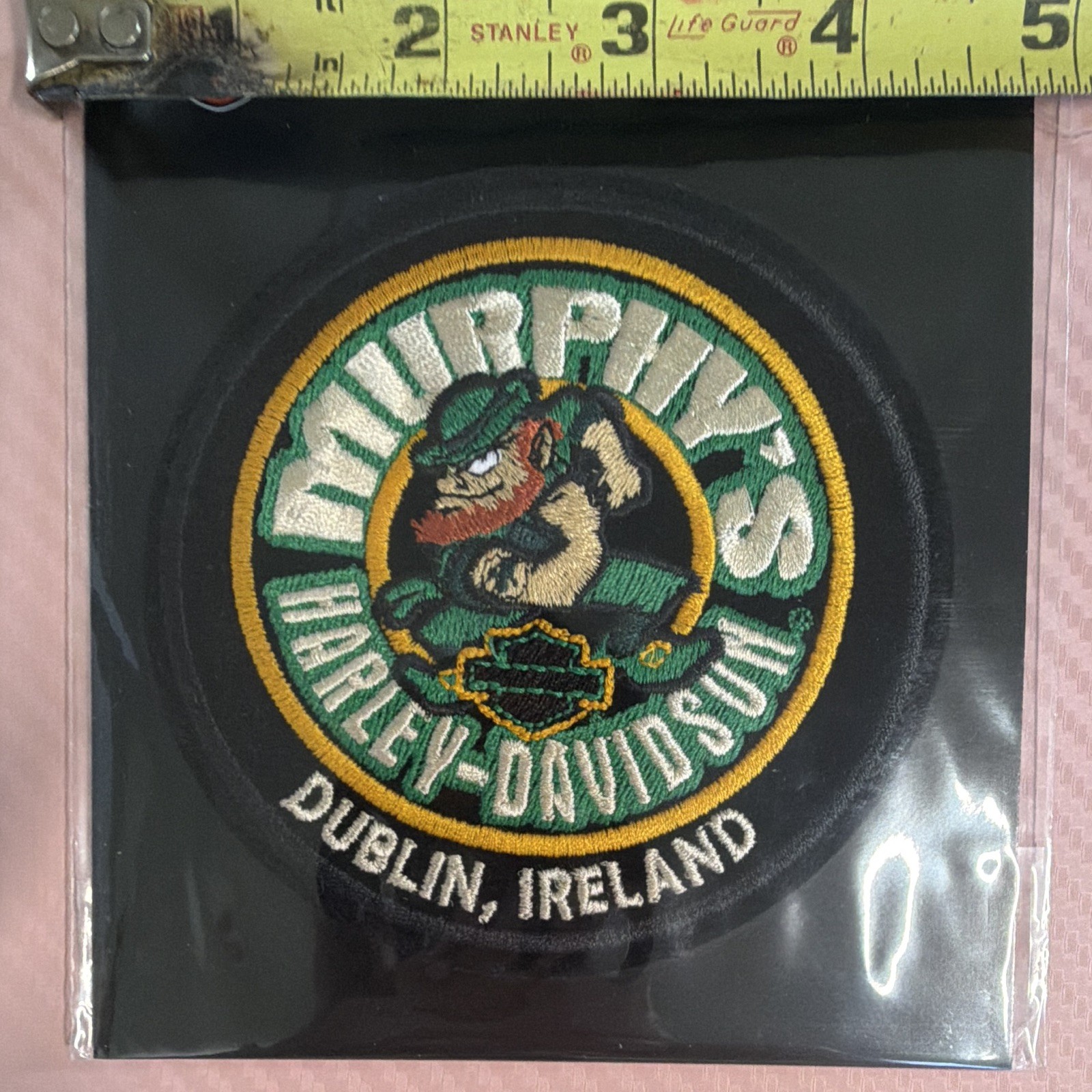 Harley-Davidson Murphy's Dublin Ireland Fighting Irish Emblem Patch