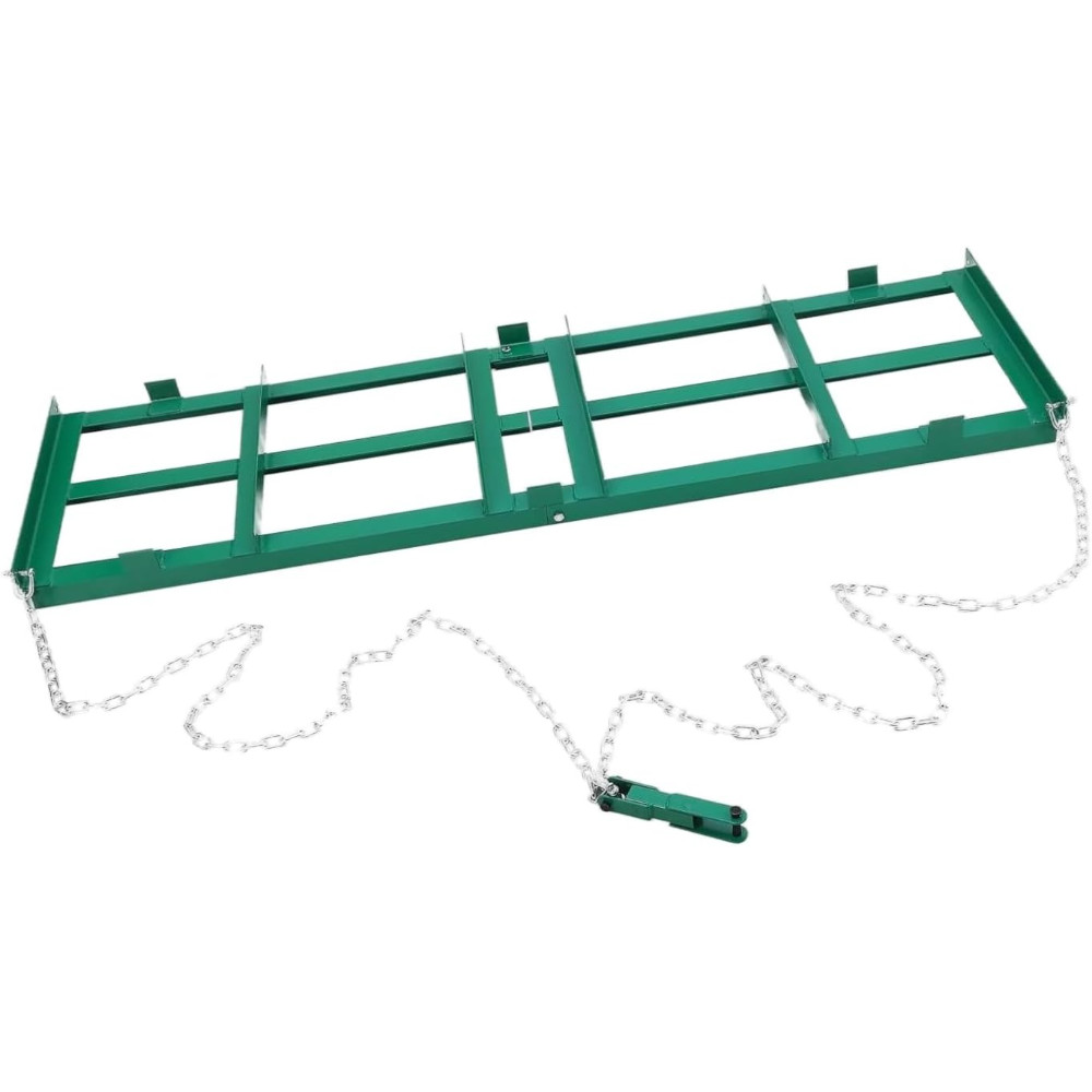 72 Inch Heavy Duty Adjustable Square Drag Harrow for ATV UTV Tractor Grader Tool
