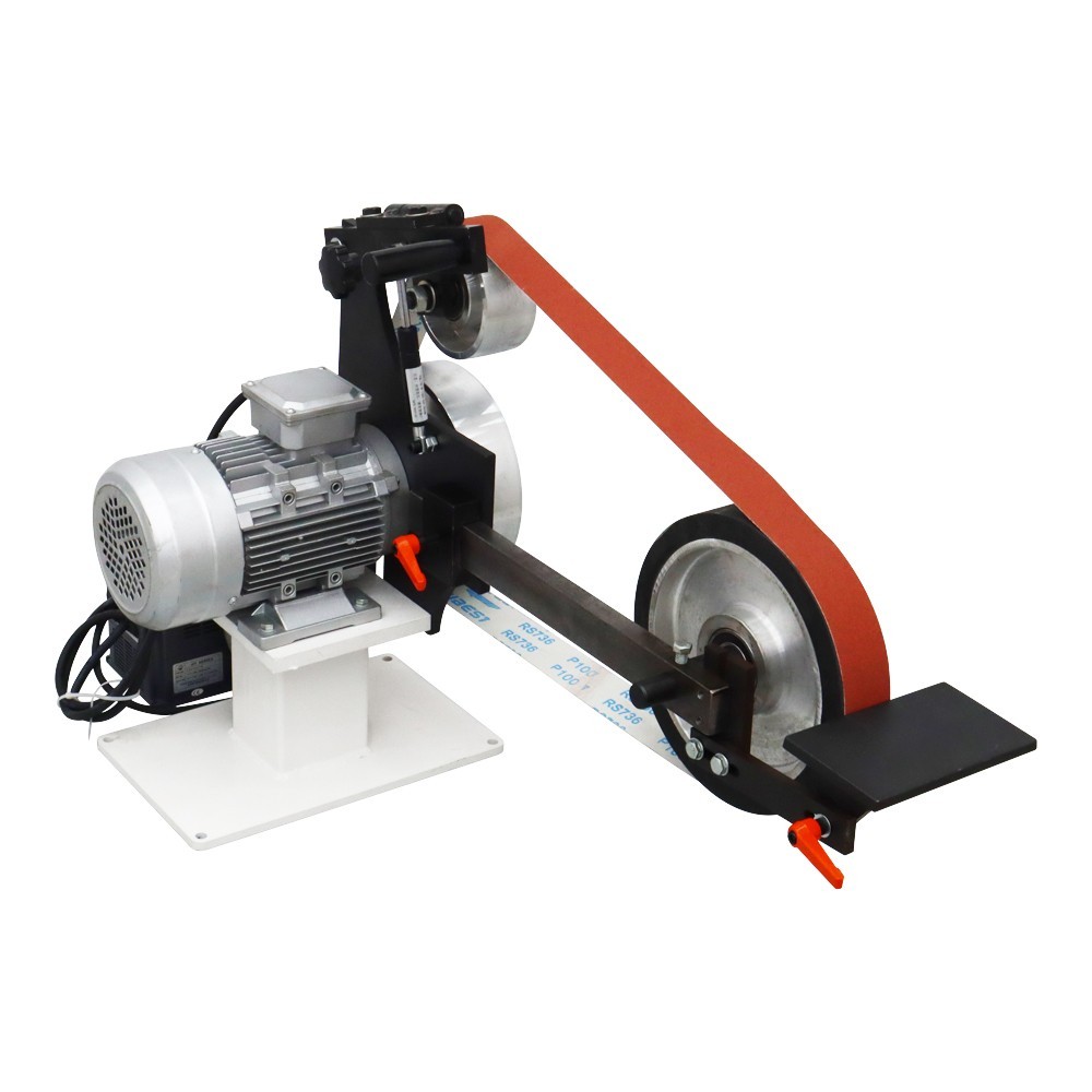 110V 72" Variable Speed Belt Grinder 2200W Knife Making Polisher 3 Wheels