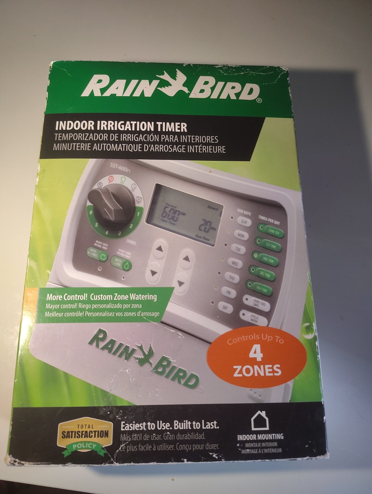 RAIN BIRD 4 Zone Indoor Mounting Irrigation and Sprinkler Timer (SST-400IN)   55
