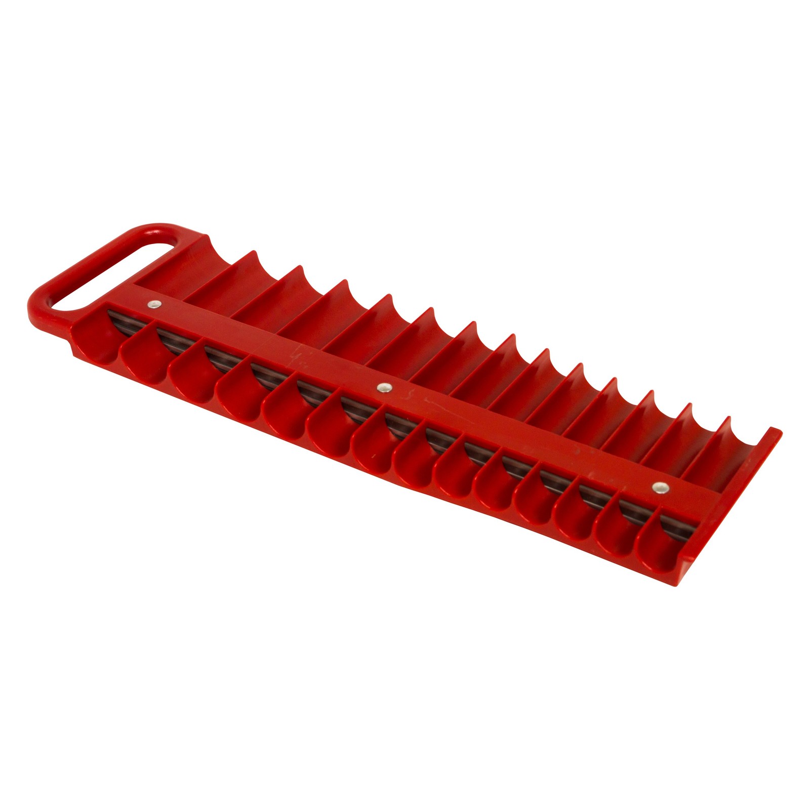 Lisle 40200 3/8" Drive 28-Slot Red Magnetic Socket Holder