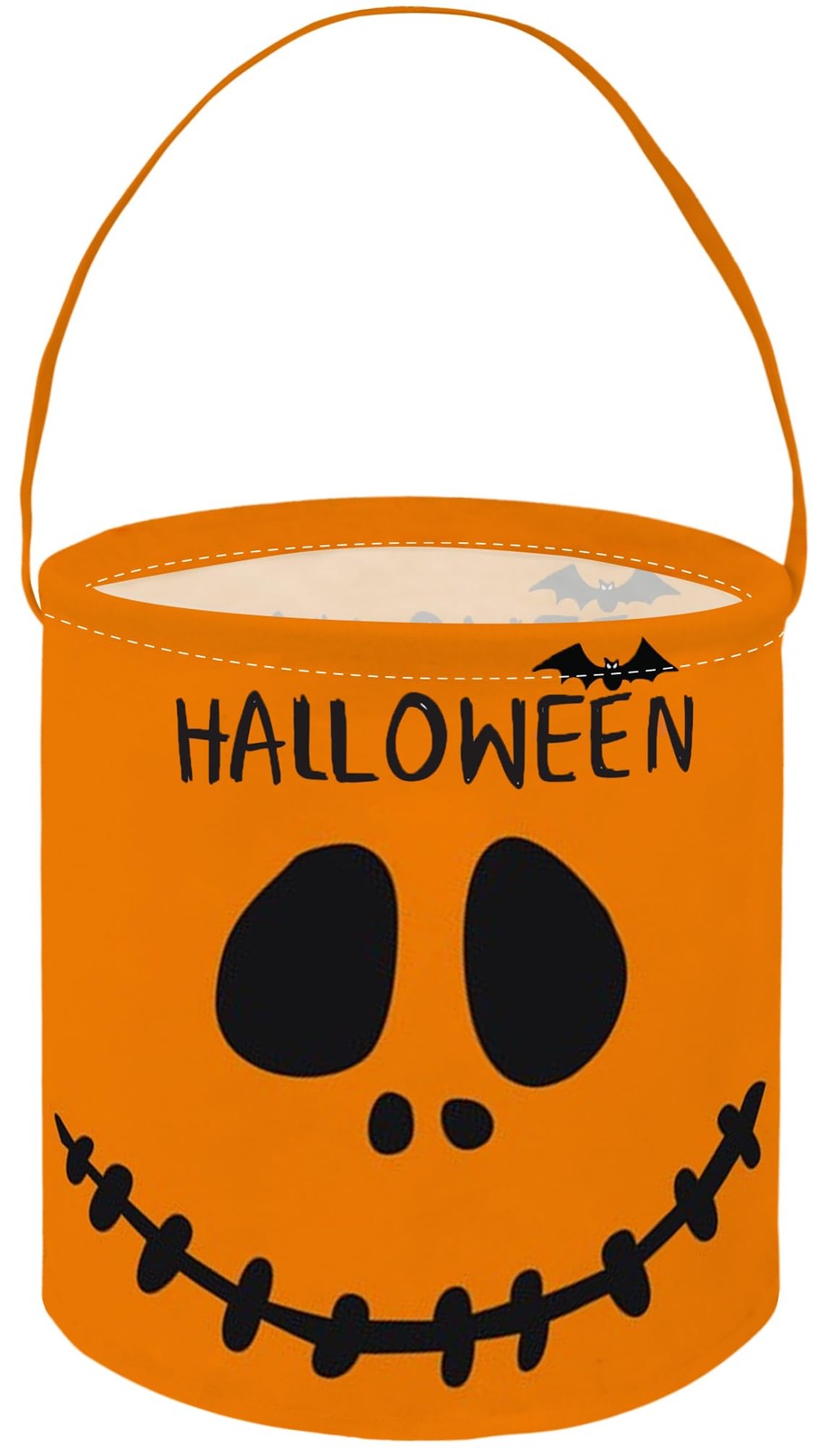 Sanjiaofen Halloween Buckets,Trick or Treat Bucket, Small Gift Bucket with Ha...