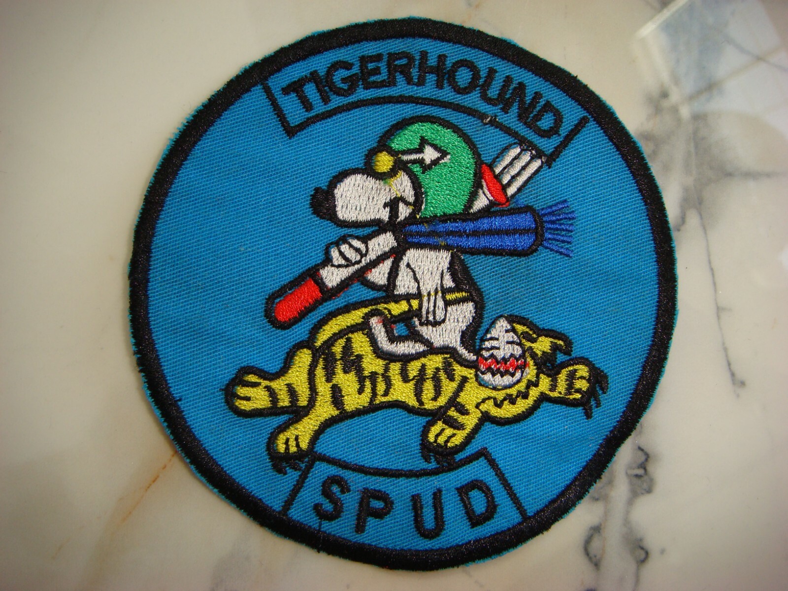  USAF 20th TACTICAL AIR SUPPORT SQUADRON TIGERHOUND, VIETNAM WAR PATCH