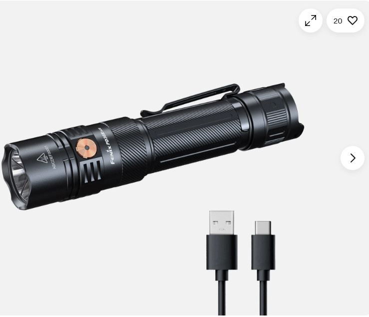 Fenix PD36R-ACE 3000 Lumens Multi-Mode Rechargeable Tactical Flashlight