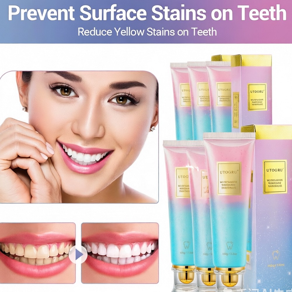 Advanced Niacinamide Toothpaste Whitens Teeth 24h Fresh Breath Repairs Enamel US