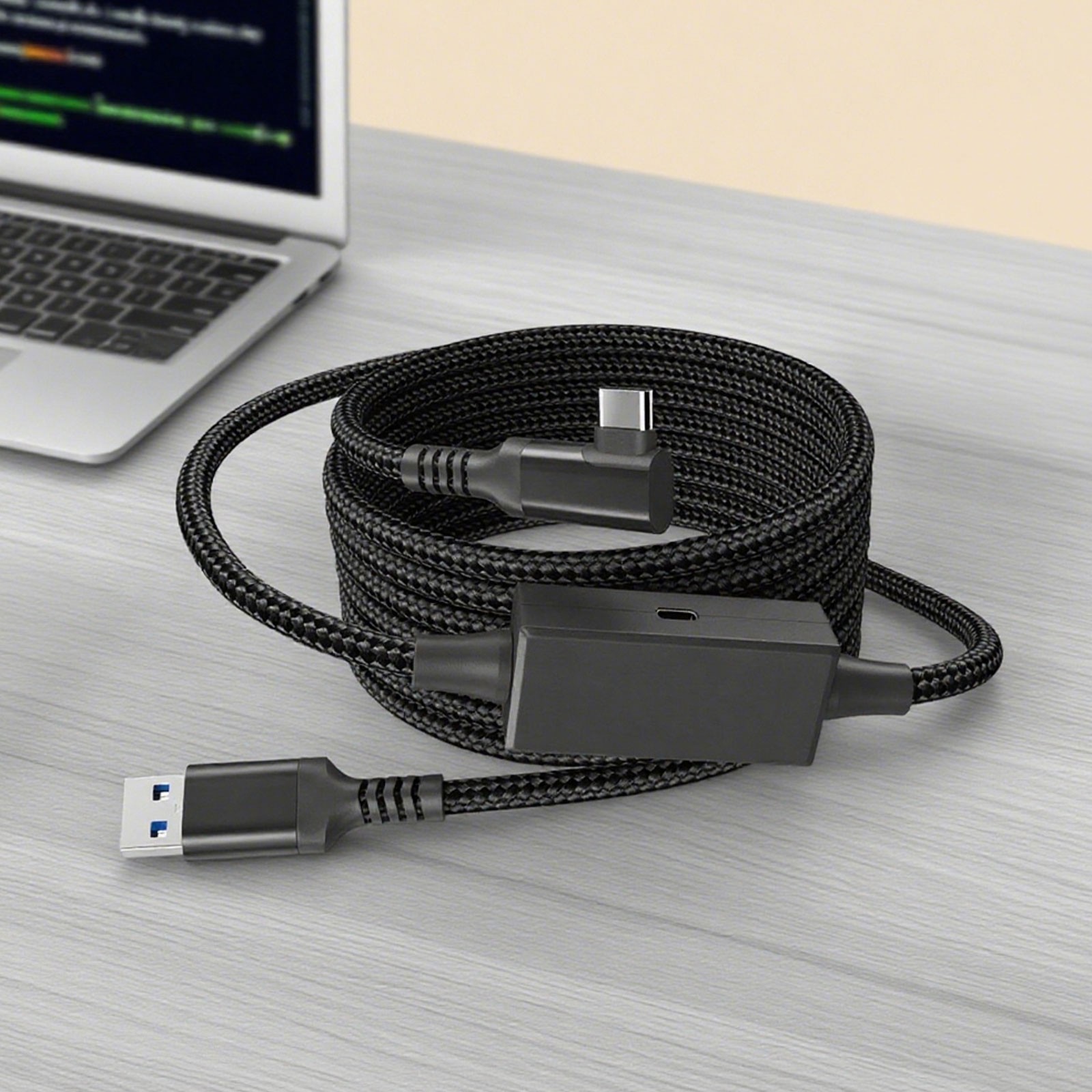 Oculus Link Cable with Charging [16ft] for Meta Quest 3 Quest 2/Pro, Pico 4
