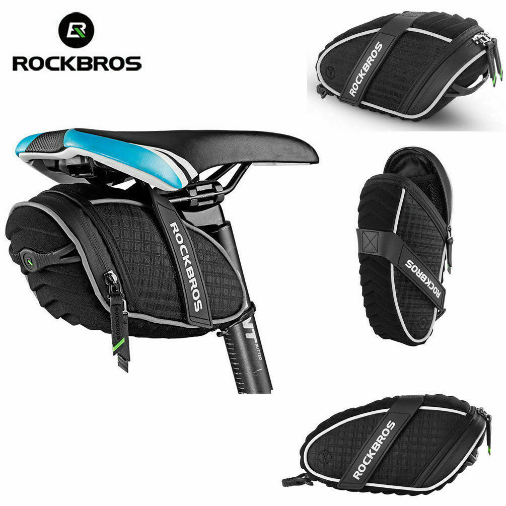 RockBros Bicycle Rainproof Saddle Bag Reflective Rear Seatpost Cycling Bike Bag
