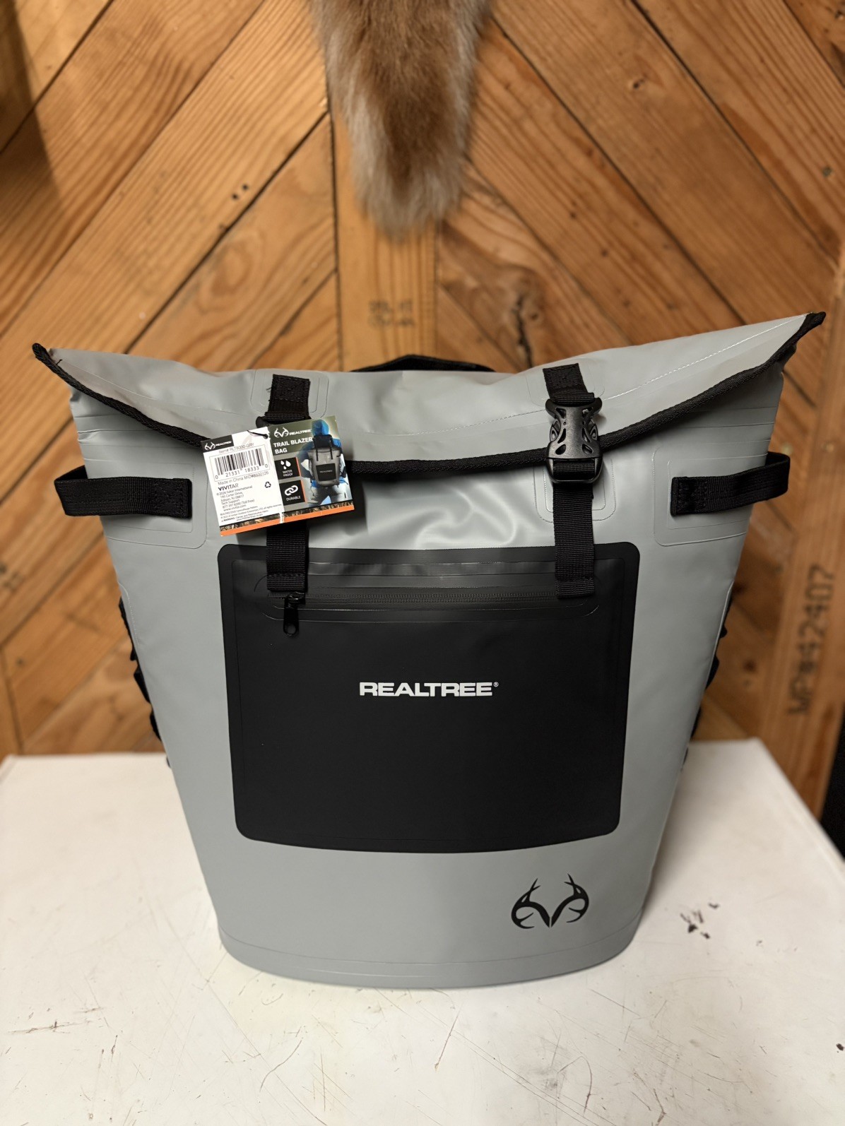 Real tree Trail Blazer Insulated Cooling Bag Grey