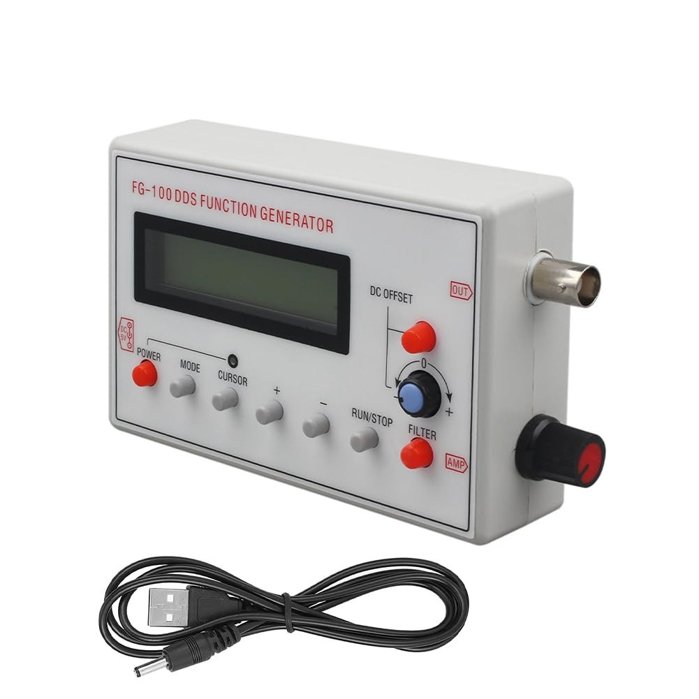 Mini Signal Generator 1Hz-500kHz | Sine, Triangle, Square, Sawtooth Waveforms fo