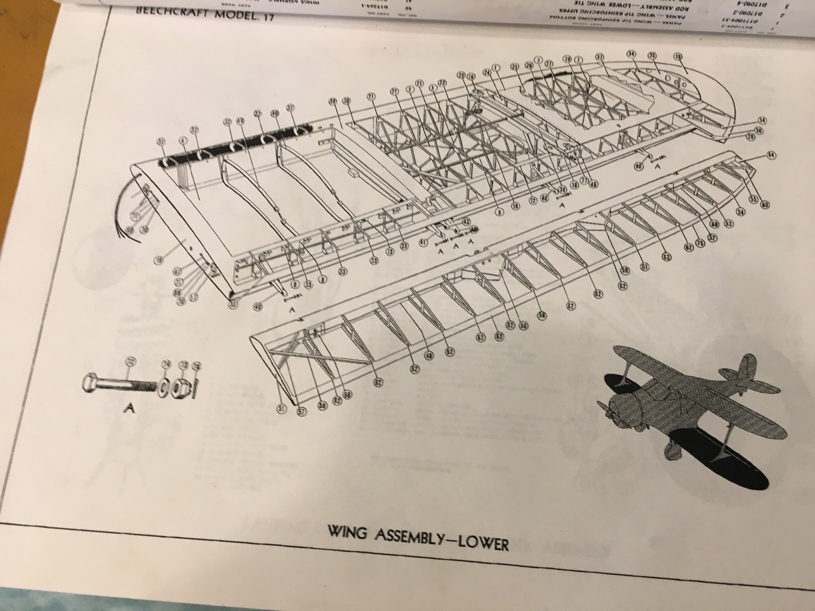 Beech D17 Staggerwing Maintenance Manual
