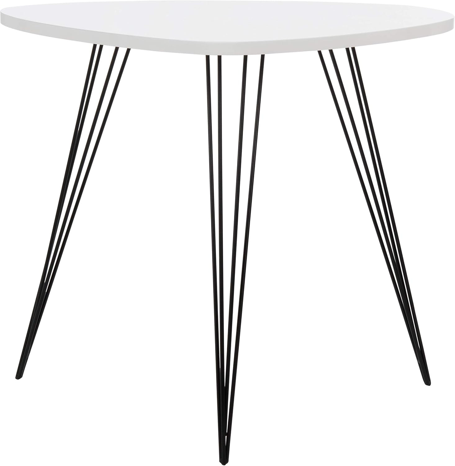 Safavieh Home Collection Wynton Mid-Century Modern White and Black End Table
