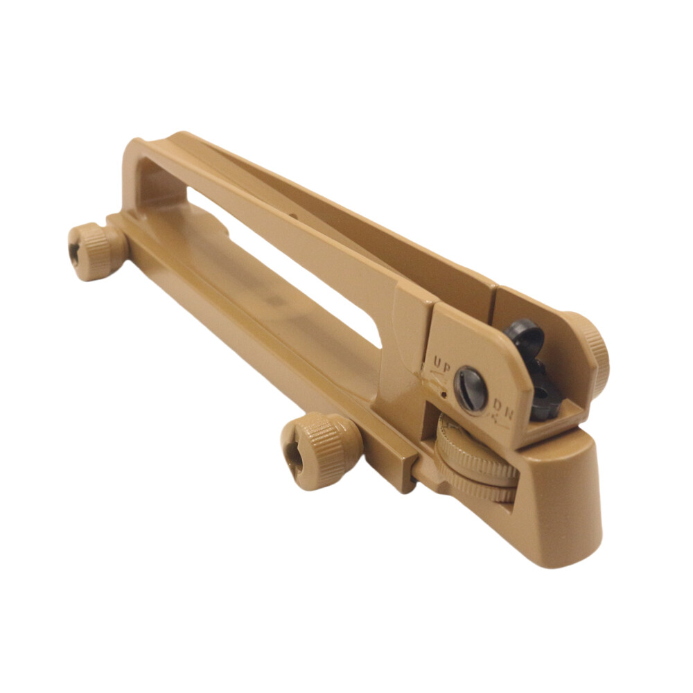 Metal Tactical Rear Sight Carry Handle Mount Adjust Removable Low Profile Mount