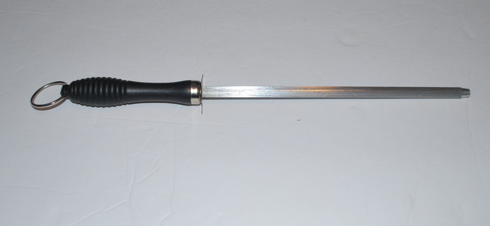 11 INCH SHARPENING STEEL HONING ROD OVAL STICK KITCHEN SHARPENER KNIFE