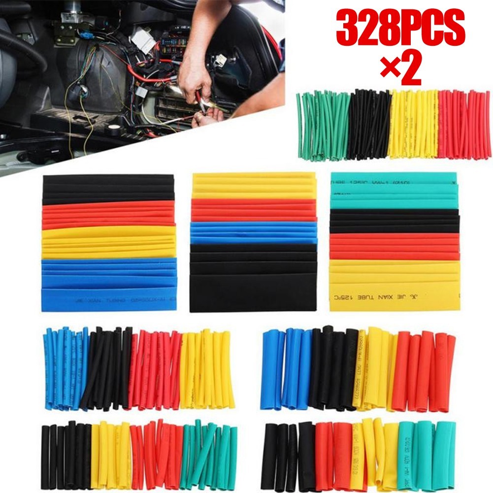 Heat Shrink Tubing Kit 720Pcs Insulation Shrinkable Tube 8 Sizes 5 Colors