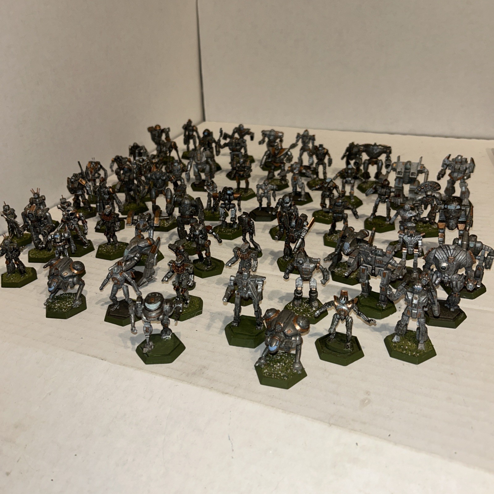 Battletech Miniatures Mech Metal Army Lot Of 71 Ral Partha Bandersnatch & More