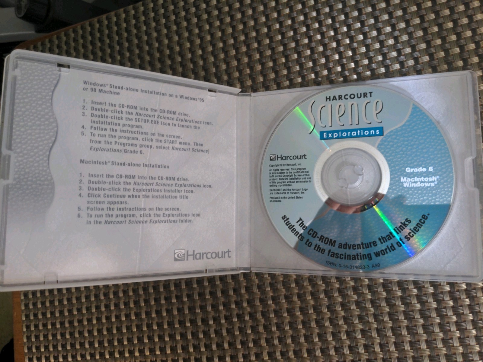 Harcourt Science Explorations Cd-rom Grade 6