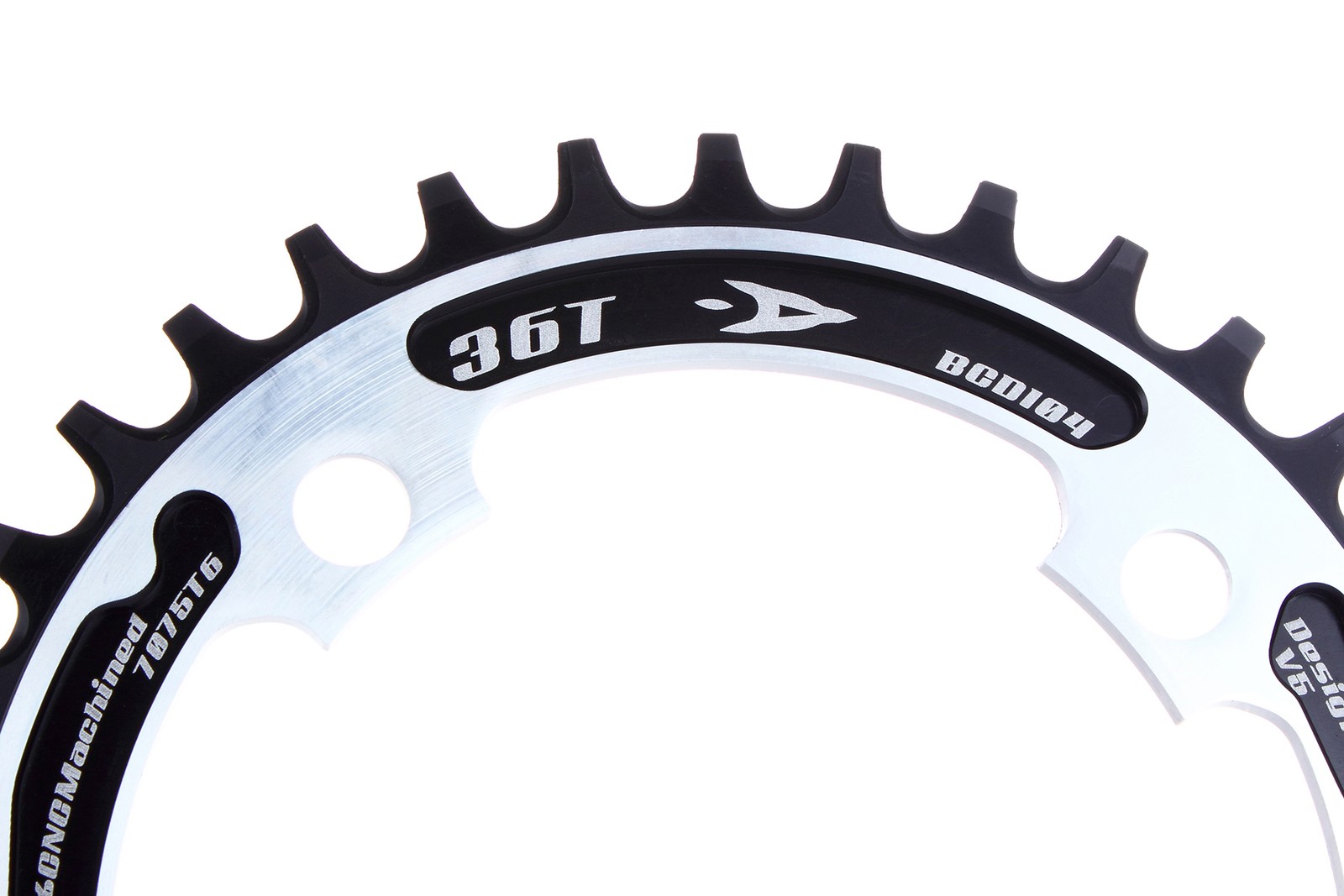 Aerozine Xone 11-Speed MTB eBike Biking Narrow-Wide Chainring 36T black Color