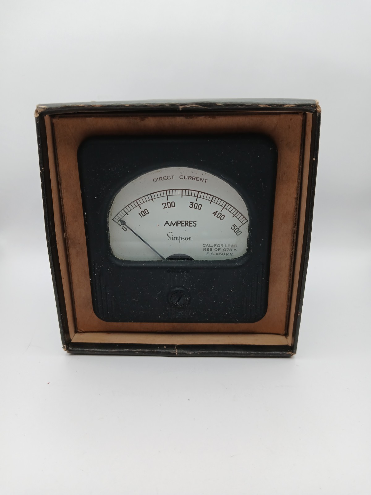 Simpson Ampere Meter Nos Nice 500