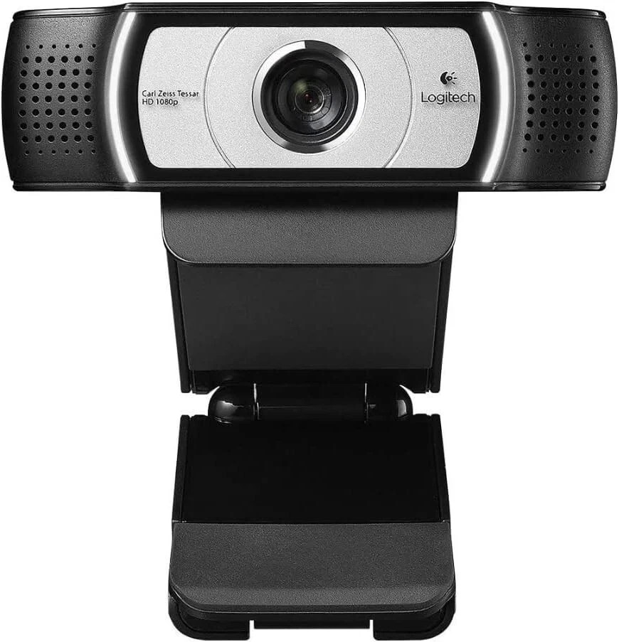 Logitech 960-001070 Pro Ultra Wide Angle HD Webcam - Black Never Used Open Box
