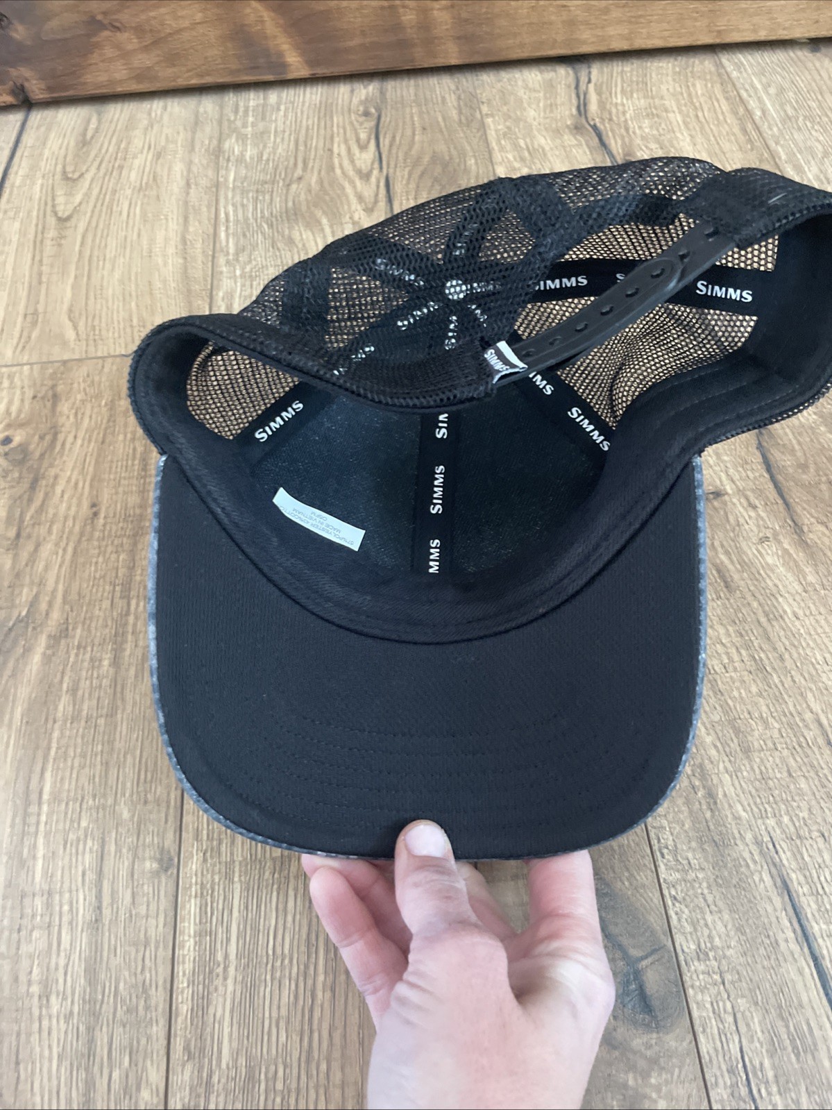 Simms Fly Fishing CPB Blank Digital Camo Black Trucker SnapBack Hat