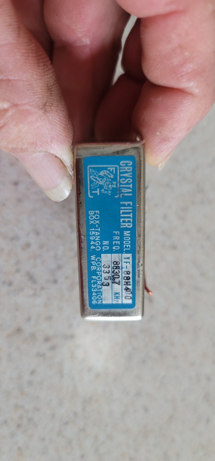 FOX TANGO  CW CRYSTAL  FILTER  FOR KENWOOD  TS  440S