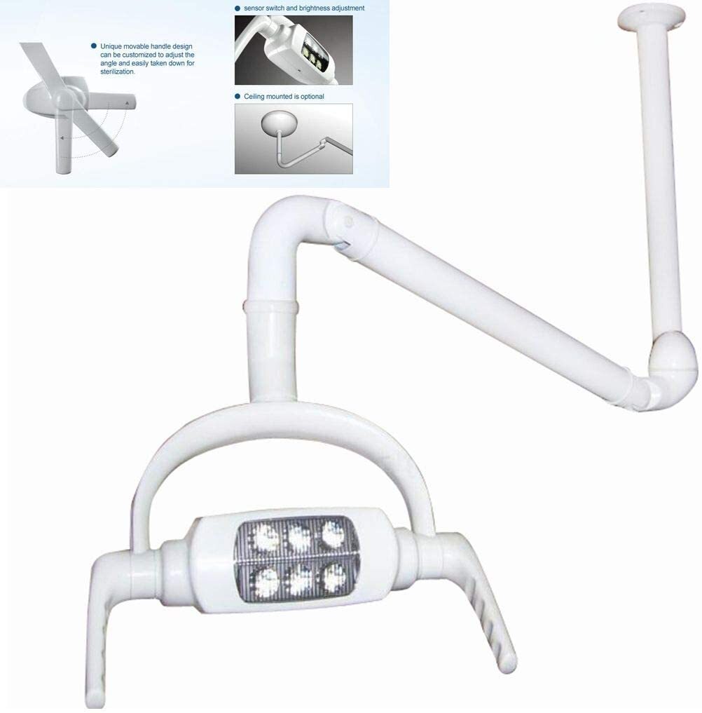 360° Ceiling-Mounted Dental Operating Light Sensor Shadowless Cold Lamp JH-06 CE