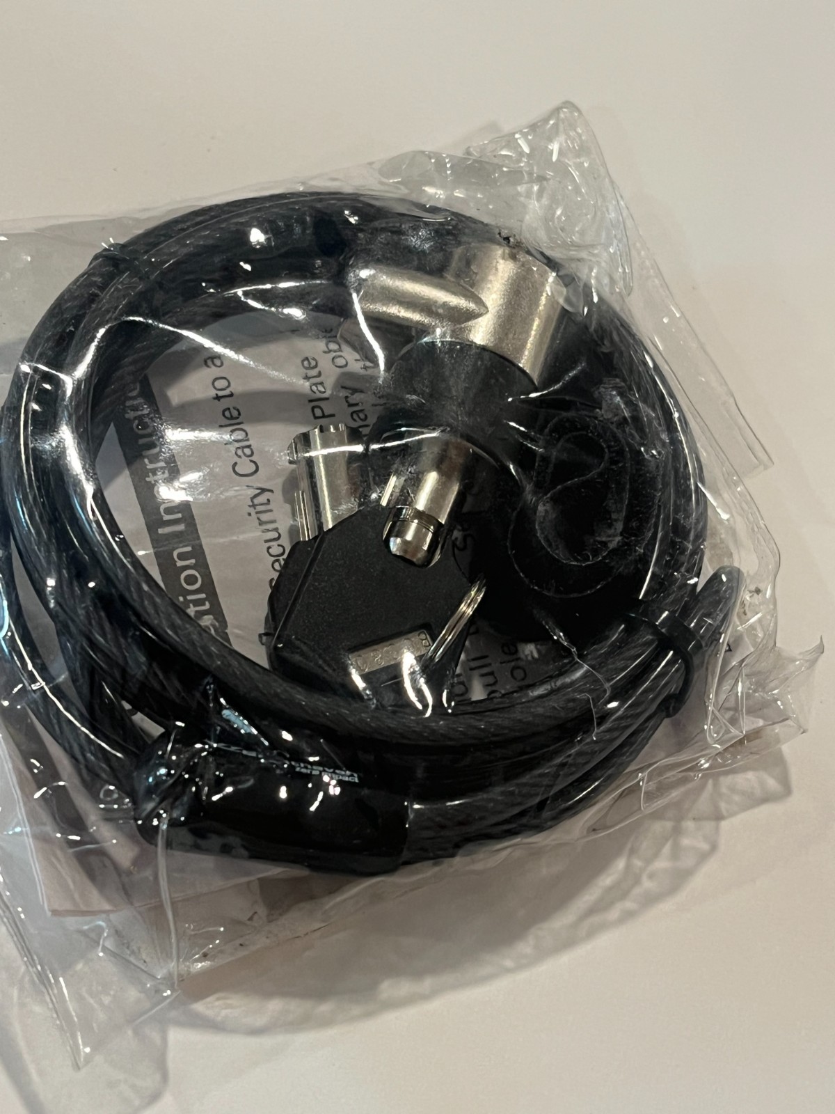 Brenthaven Zero Impact 4100 Keyed Cable Lock for Notebooks and Laptops w/ Keys