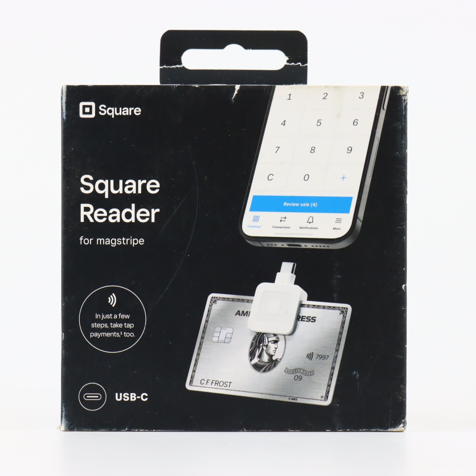 Square Magstripe Card Reader USB-C Mobile Credit Card Reader A-SKU-0862 - NEW