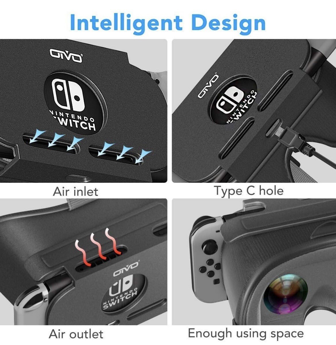 VR Headset Compatible with Nintendo Switch & Nintendo Switch OLED Model, New