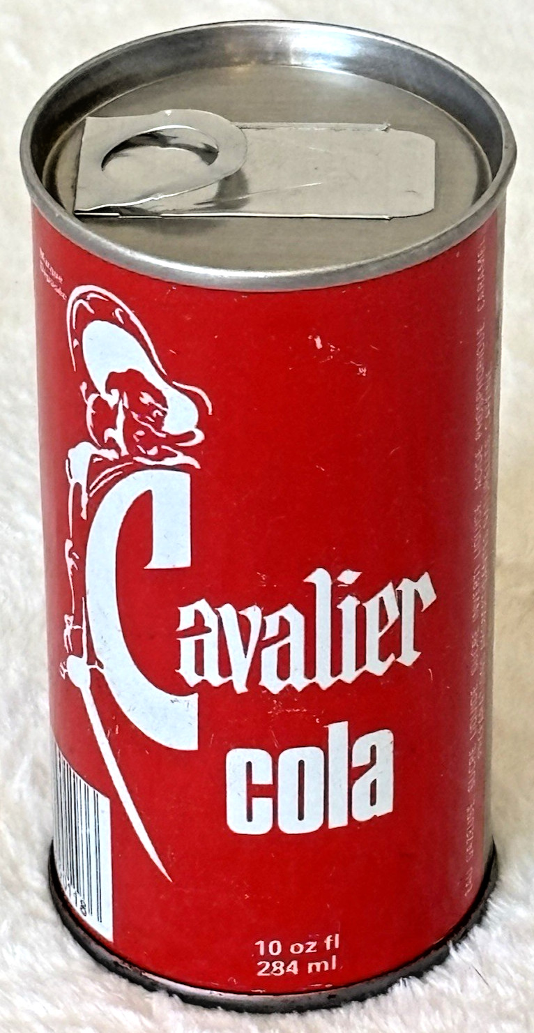 1970's RARE Cavalier-Cola-Sunpac LTD-Weston,Ontario-10 oz-Steel Soda-Pop Can
