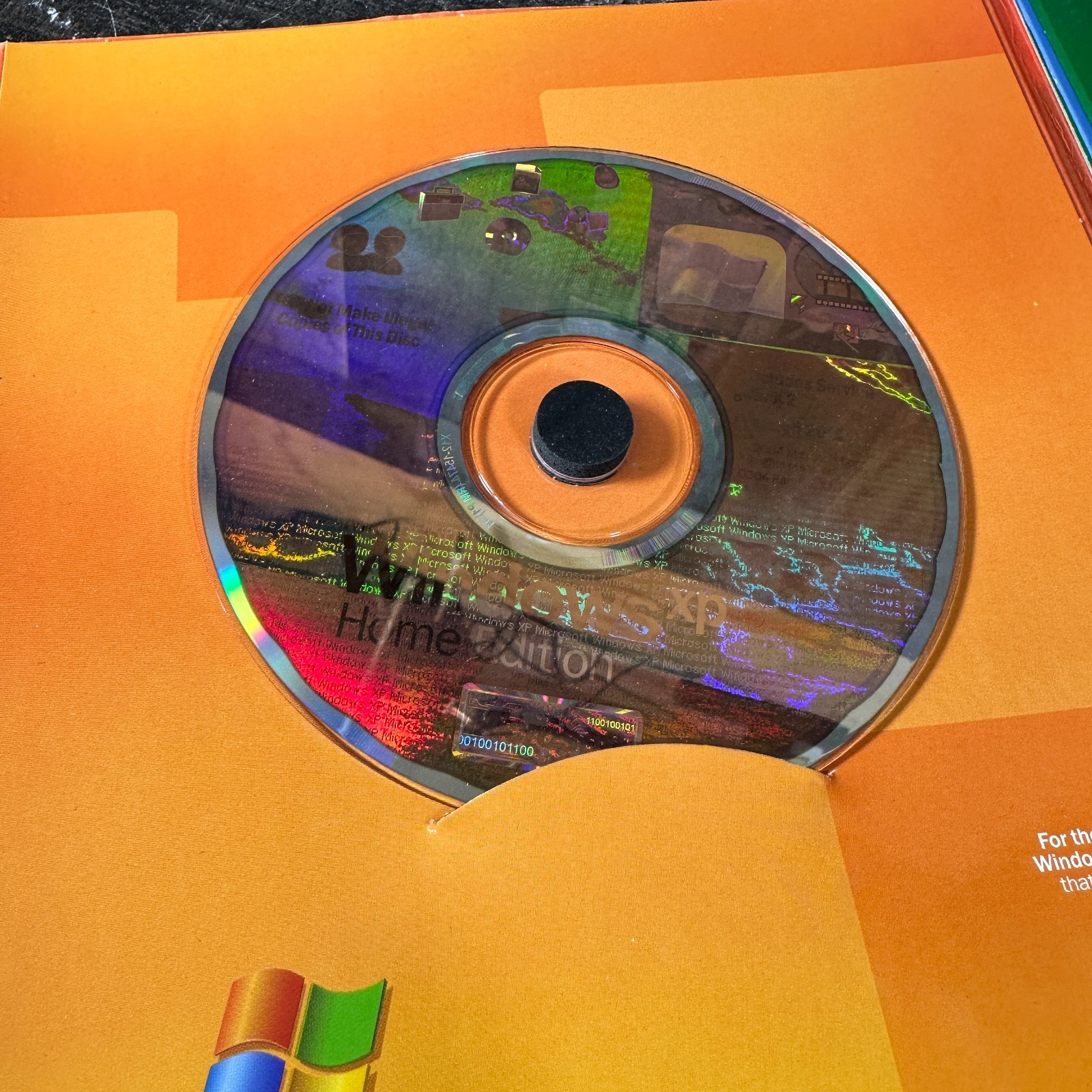 Microsoft Windows XP Home Edition CD Software Version 2002