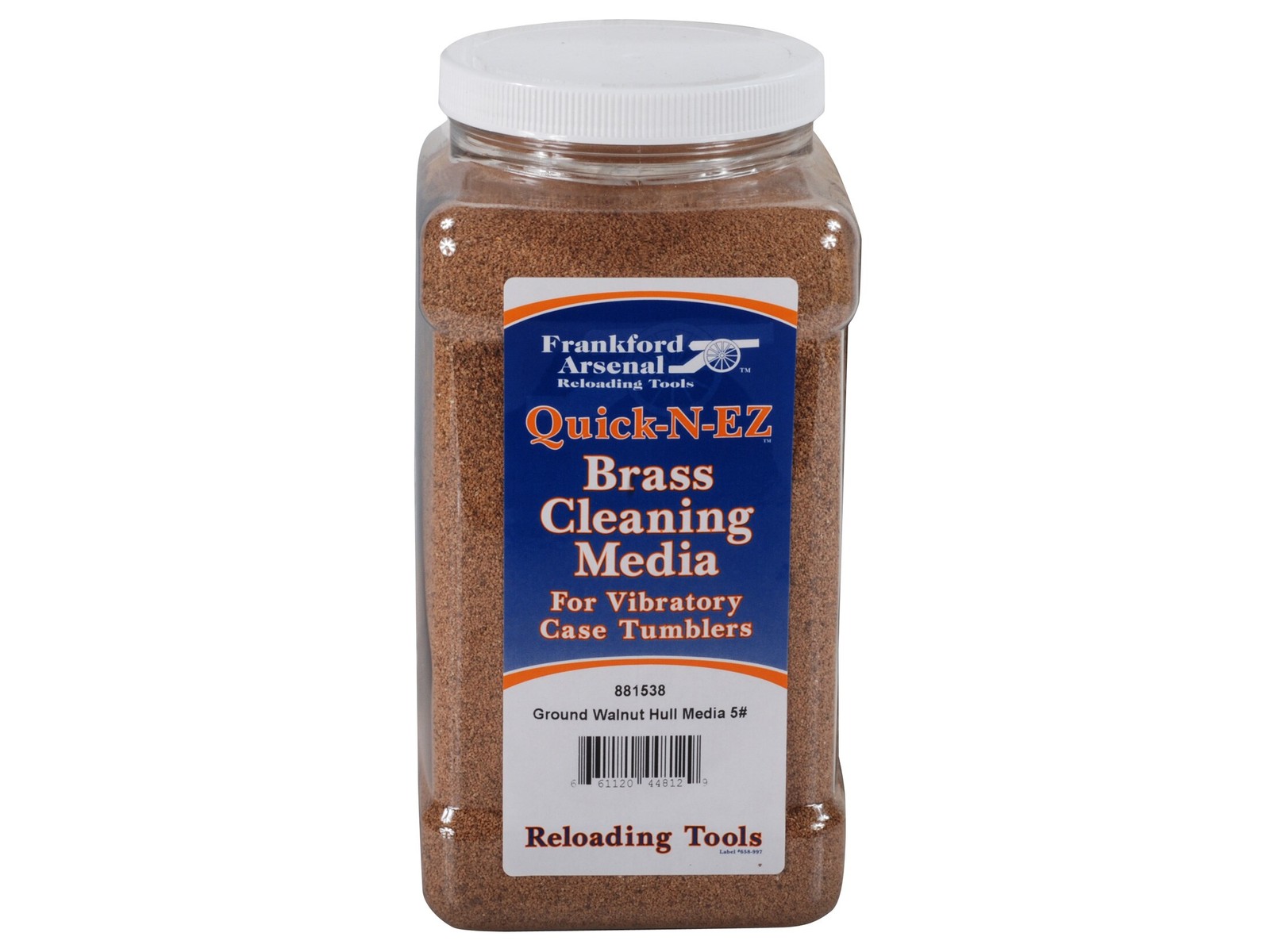 Frankford Arsenal Brass Cleaning Media Walnut Hull 5 lb Jug