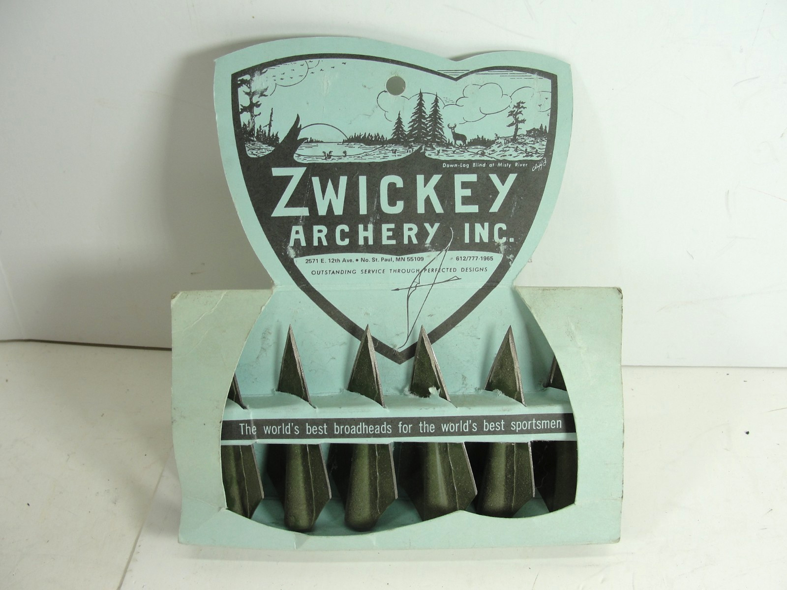 ZWICKEY "BLACK DIAMOND BROADHEADS" NO. 2373216 2-BLADE GLUE-ON PK. 6EA. NEW