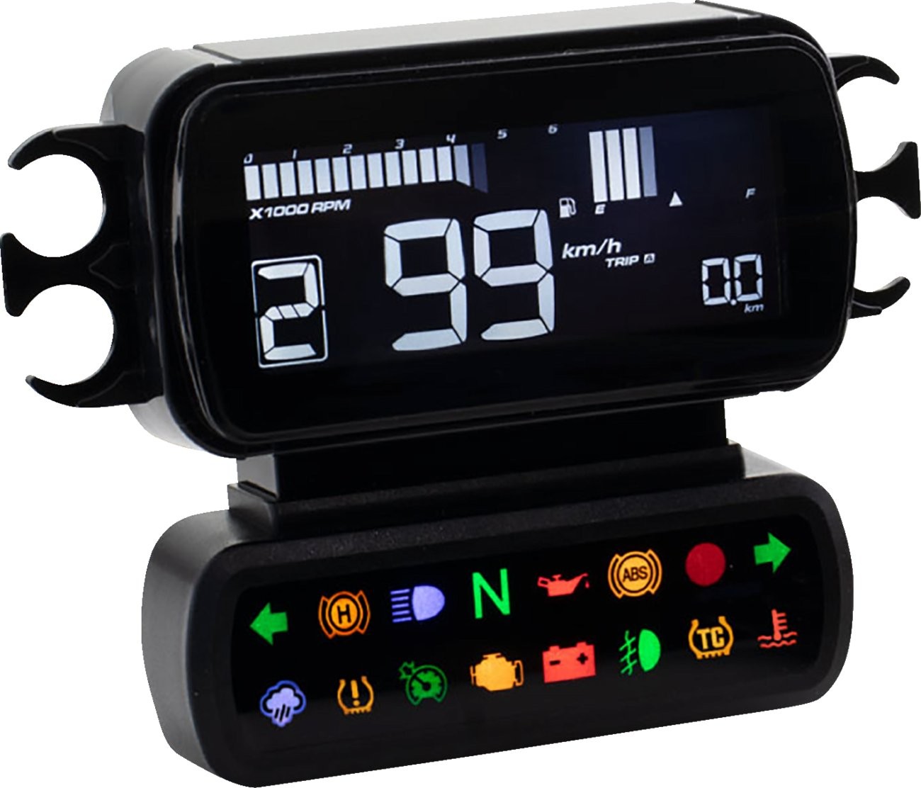 Koso D2 LCD Multifunction Speedometer Gauge (BA080030)