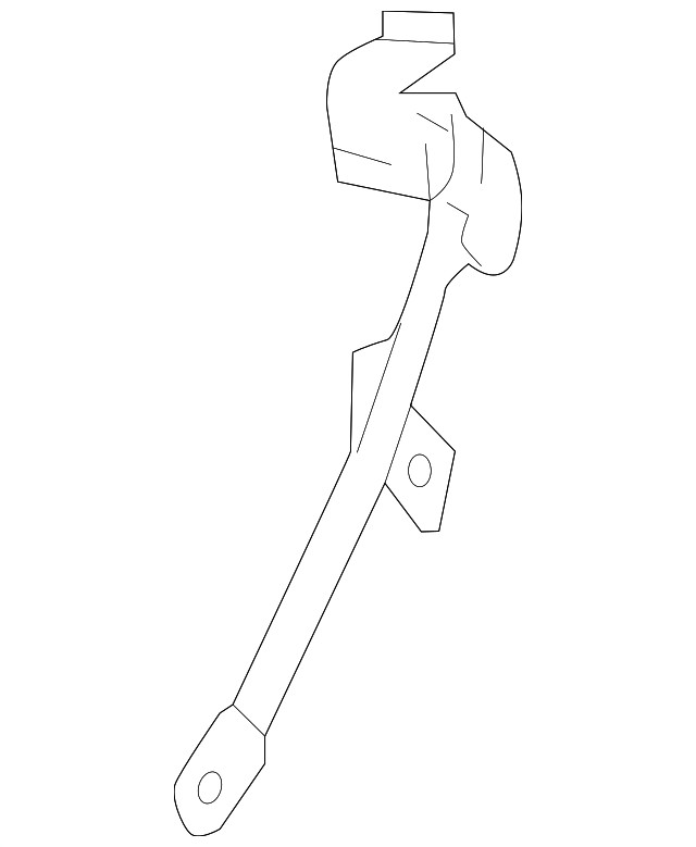 Genuine GM Rear Wheelhouse Panel Bracket 84638600
