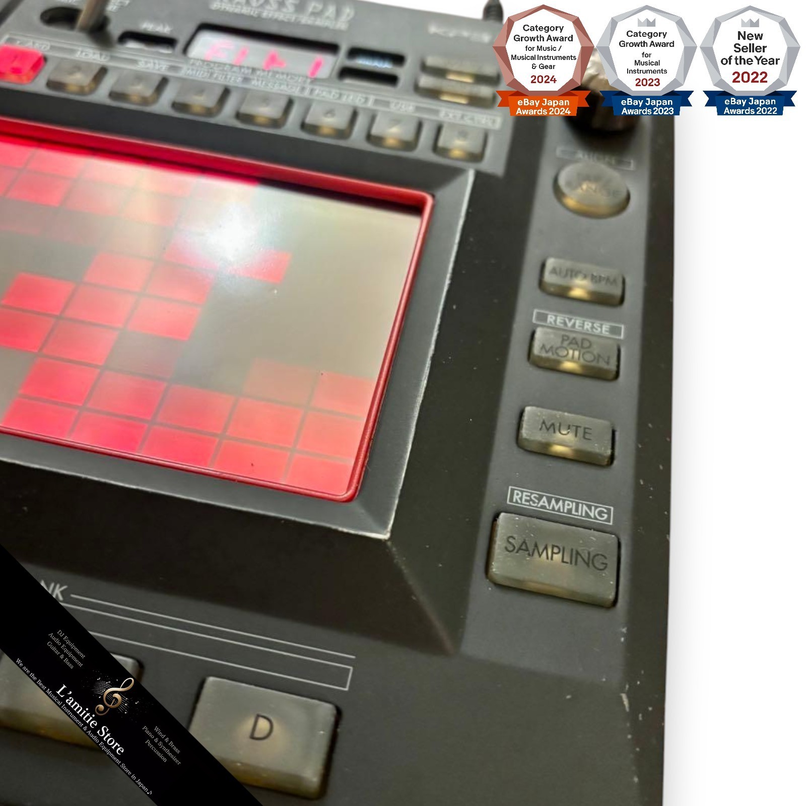 KORG KAOSS PAD KP3+ KP3 Plus Dynamic Effect Sampler DJ Touch Pad Multi Effecter