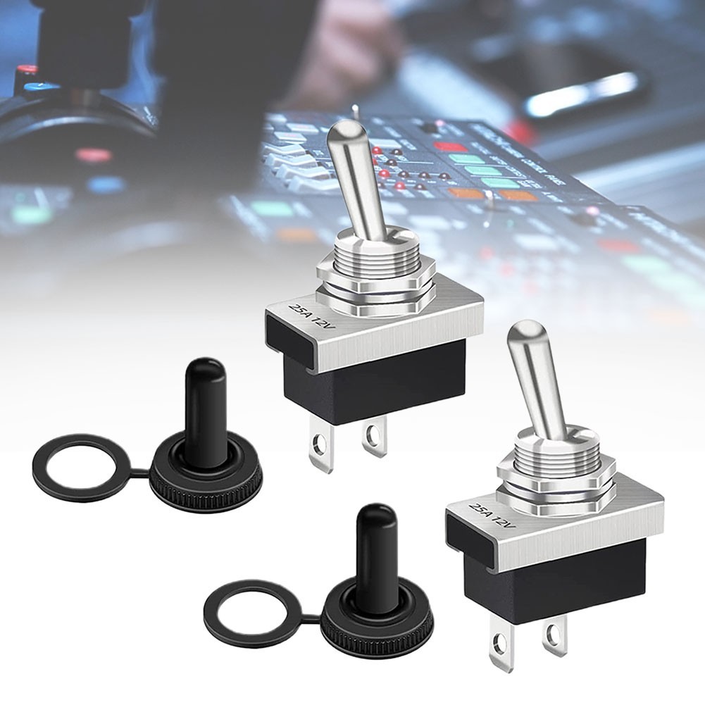 T-oggle Switch With Waterproof Cap -25??~+85?? 2Pcs Button Type KN3D-101 On/Off