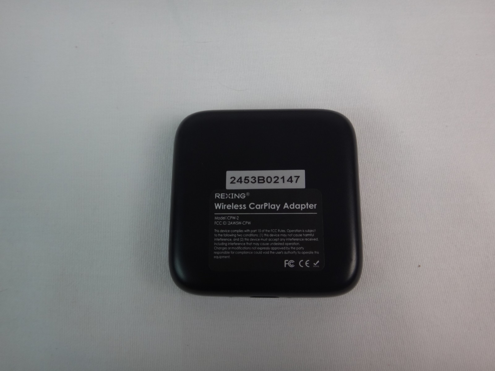 Rexing CPW-2 Wireless CarPlay Auto Adapter for iPhone in Box