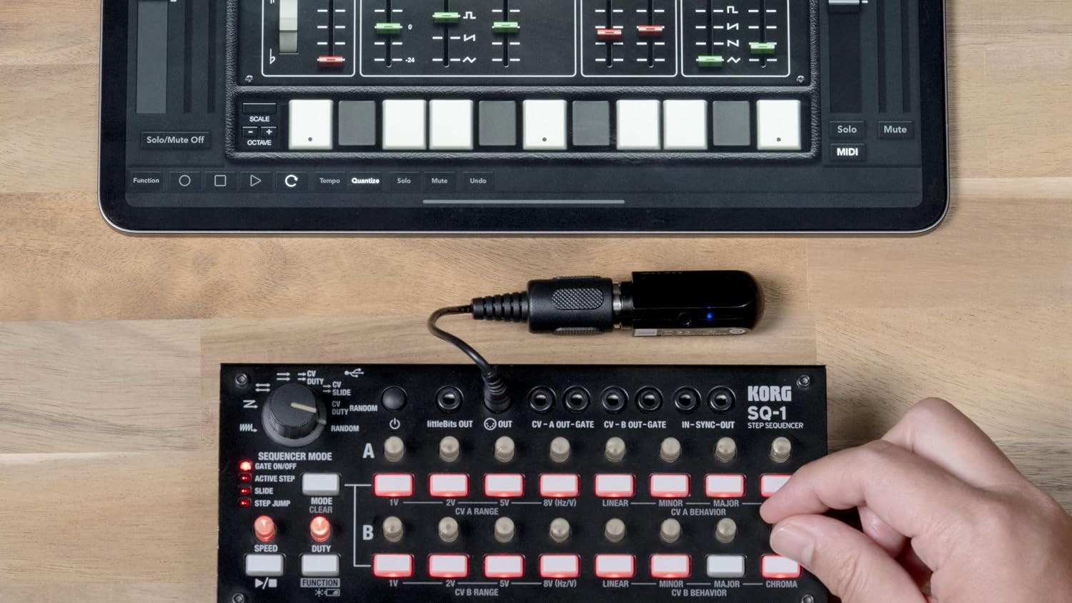 BM-1 Bluetooth MIDI Interface - Black W/Usb-C Connectivity