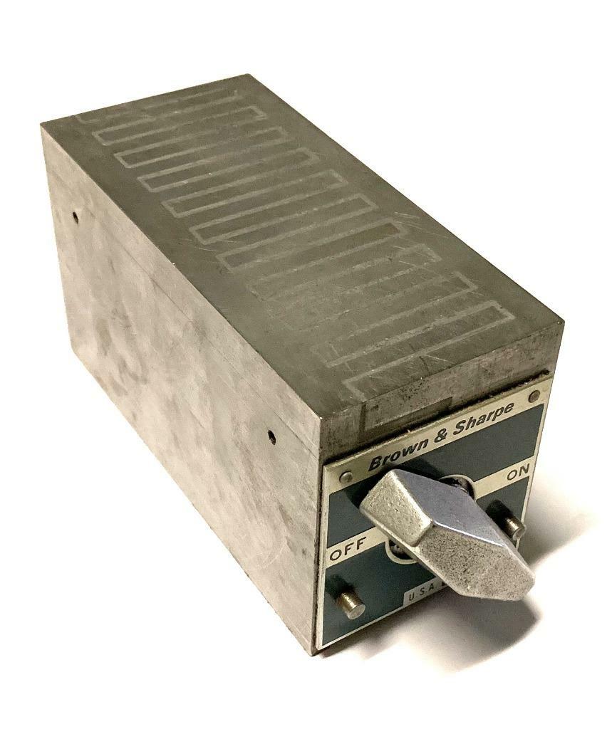 Brown & Sharpe Rectangular Magnetic Block Chuck