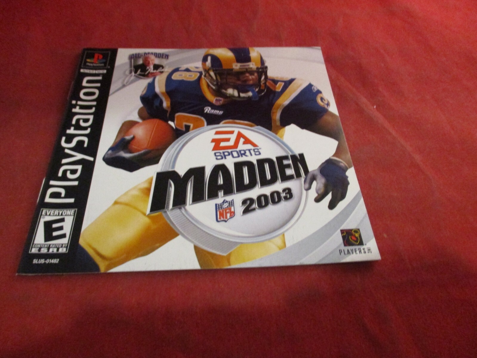 Madden 2003 Playstation 1 PS1 Instruction Manual Booklet ONLY