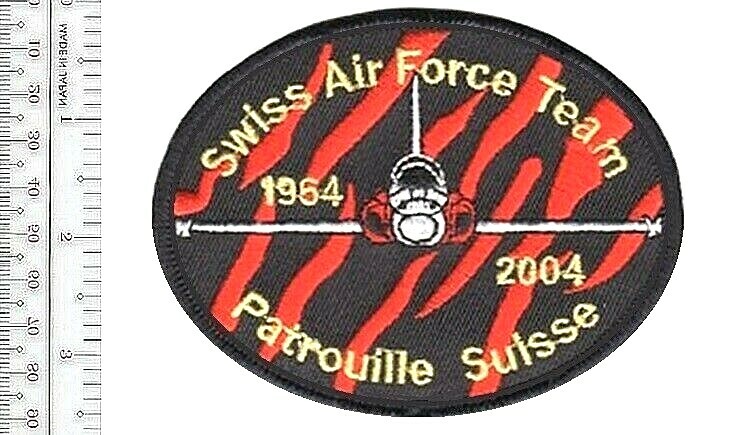 Aerobatic Switzerland Patrouille Suisse Demo Team 40 Years Anniv NO TARIFF