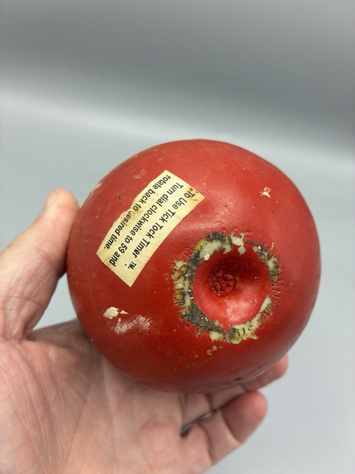 Vintage Kitchen Timer Realistic Apple 1 Hr Time Baking Cooking