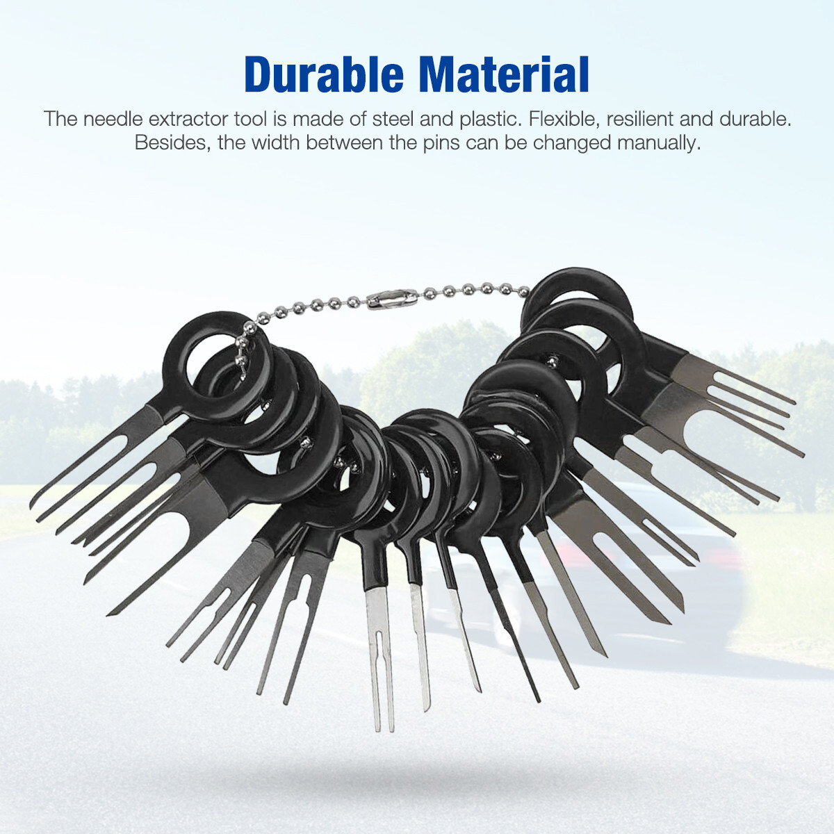 82Pcs Terminal Removal Tool Kit Depinning Pin Release Ejector Wire Connector Key