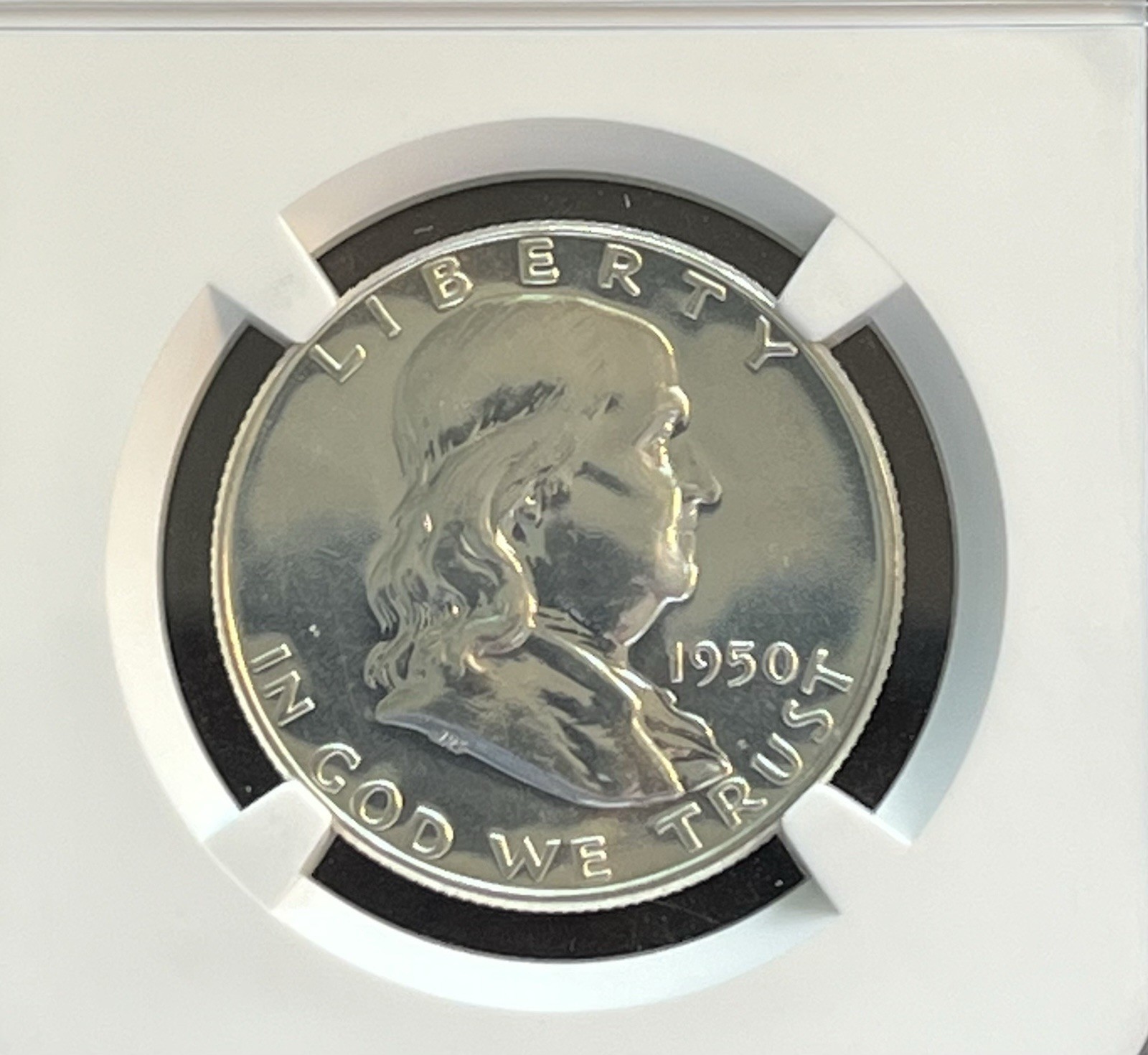 1950 Franklin Half Dollar Proof NGC PF64 Blast White Silver Beautiful Eye Appeal