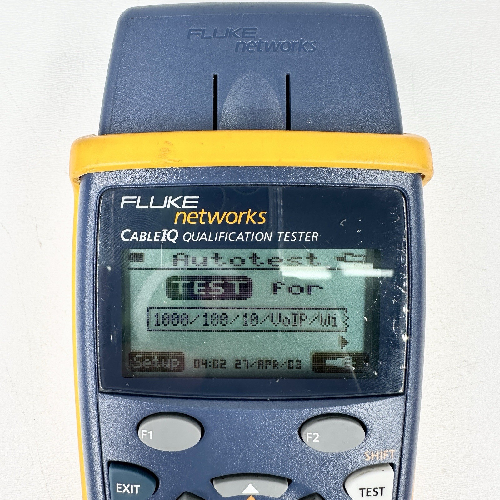 FLUKE NETWORKS CIQ-100🛜 | CABLE IQ QUALIFICATION TESTER | TESTED | EXCELLENT✨