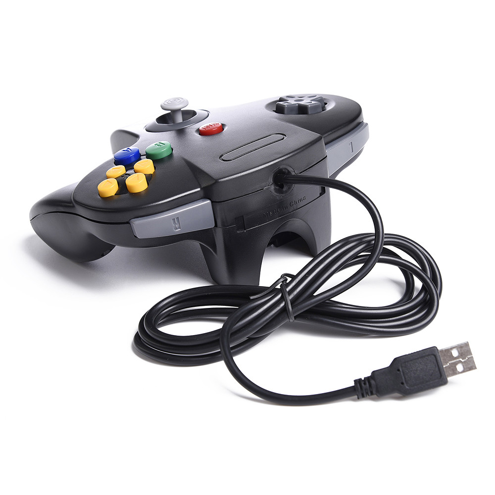 2Pack N64 Controller USB Gamepad Joystick For Nintendo 64 PC MAC Raspberry Pi 3