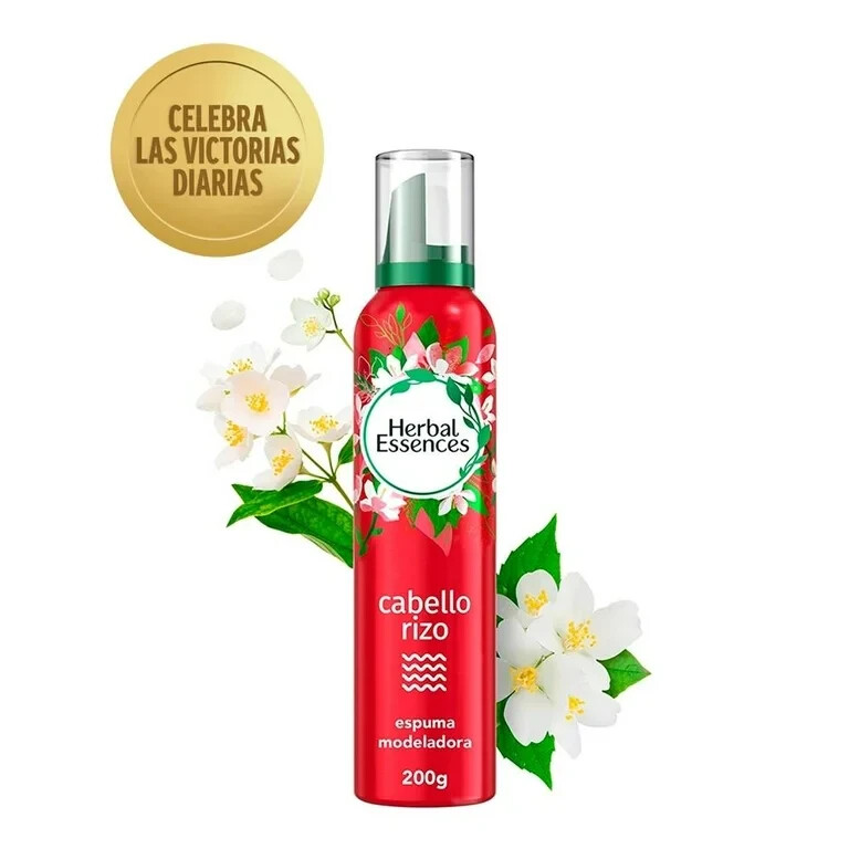 4 Herbal Essences Curl Boosting Mousse/ Espuma modeladorar Rizos 200g